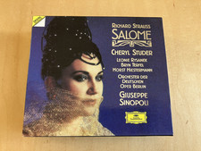 2CD ~ NM ~ RICHARD STRAUSS ~ SALOME ~CHERYL STUDER ~ BRYN TERFEL ~ SINOPOLI 2CD ~ NM ~ RICHARD STRAUSS ~ SALOME ~CHERYL STUDER ~ BRYN TERFEL ~ SINOPOLI