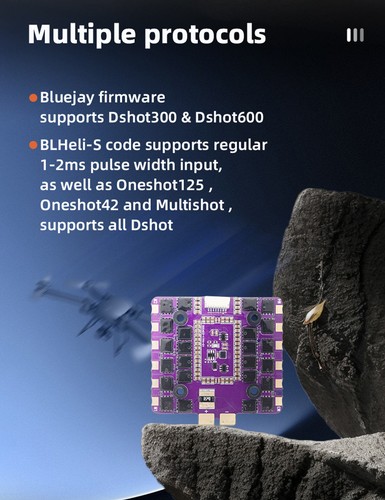 FLYCOLOR BLS-05 80A/100A 4in1 ESC 3-8S LIPO for F4/F7/H7 Flight Control - Picture 7 of 17