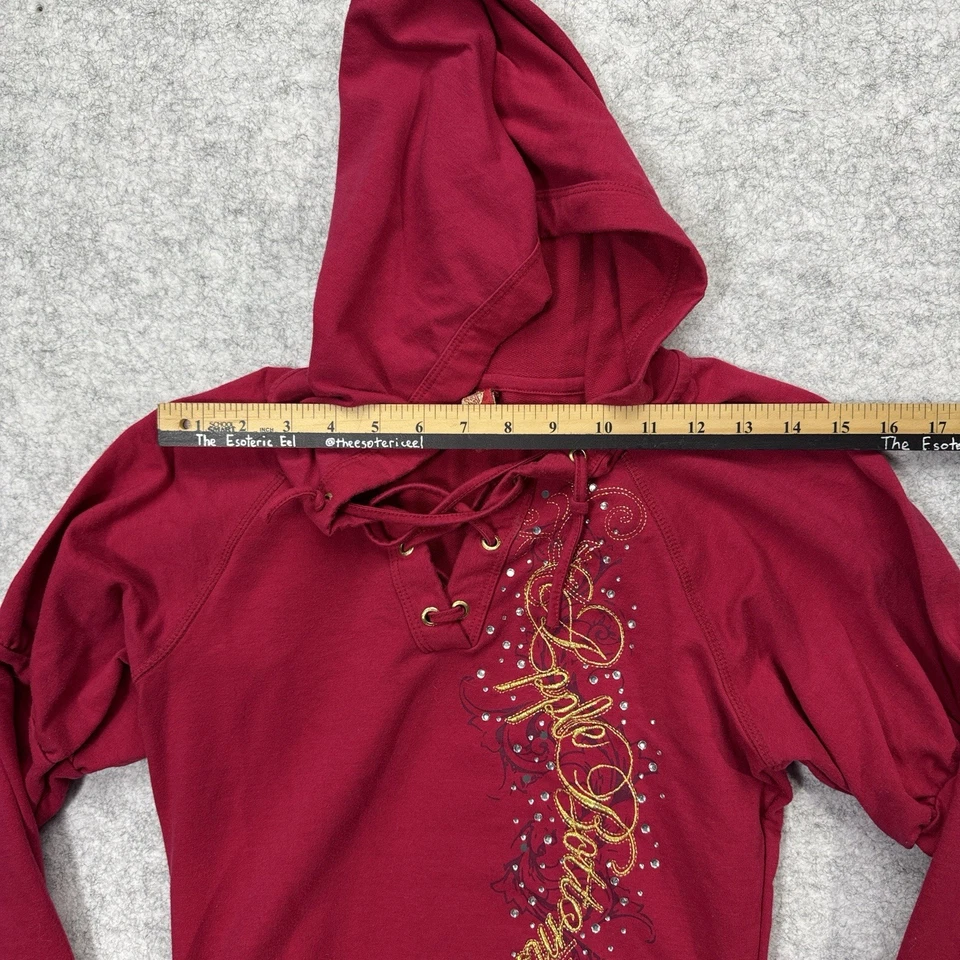 Vestido con capucha rojo talla M vintage raro de Apple Bottoms para mujer Foto 2 de 4