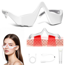 Under-Eye Light Therapy Device, Beauty Device with Eye Massage for Relieve Eye B