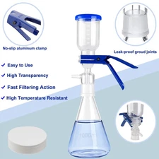 1000mL Lab Vacuum Filtration Distillation Kit with 100 Pieces of Filter Paper