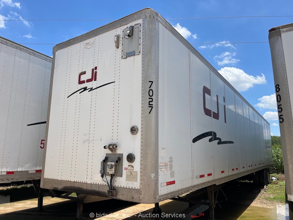 2012 Wabash DVLSHPC 53' Enclosed Dry Van Semi Tractor  Delivery Trailer bidadoo