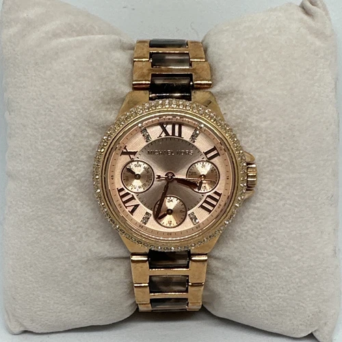 Orologio analogico Michael Kors Camille MK4308 donna acciaio inox oro rosa HME465