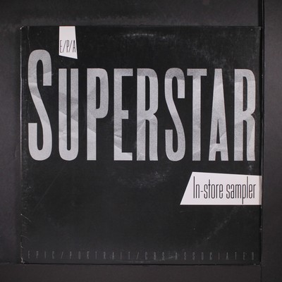 VARIOUS: e/p/a superstar in-store sampler EPIC 12'' LP 33 RPM