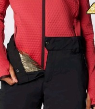 Women's Columbia Titanium Cirque Bowl Omni Heat Gold Infinity Pants Black Sz XL