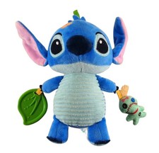 2024 Disney Baby Stitch and Scrump Toy Soft Plush Rattle Lilo and Stitch