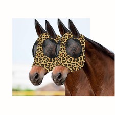 Horse Fly Mask, Stretch Fly Mask, Suitable for Horses with Ears, UV Protectio...