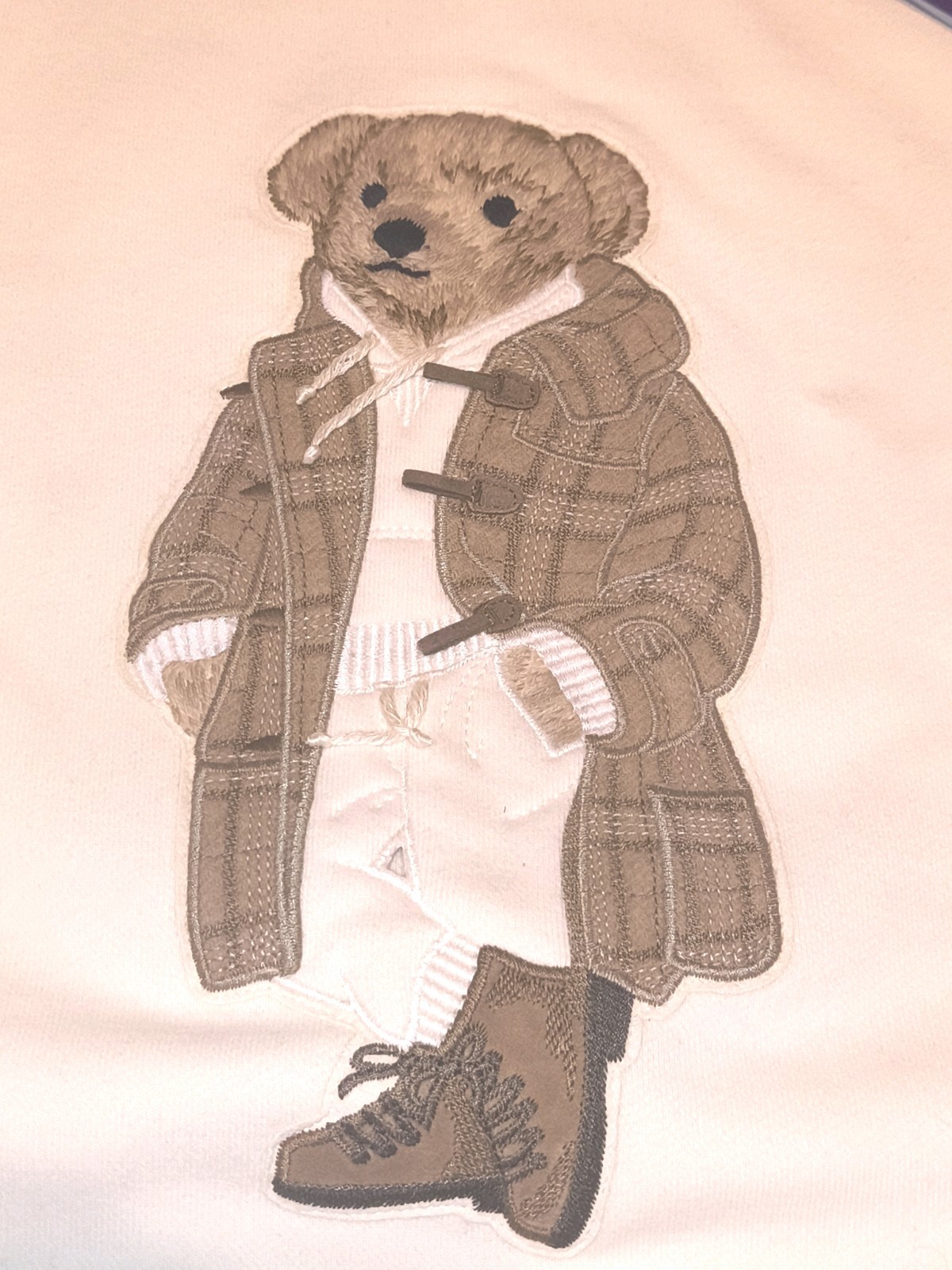 Ralph Lauren Polo Purple Label Bear Sweater Size Medium (rare)