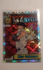 2022 Panini Donruss - Marvels Max Scherzer #M-5 Diamond Mets