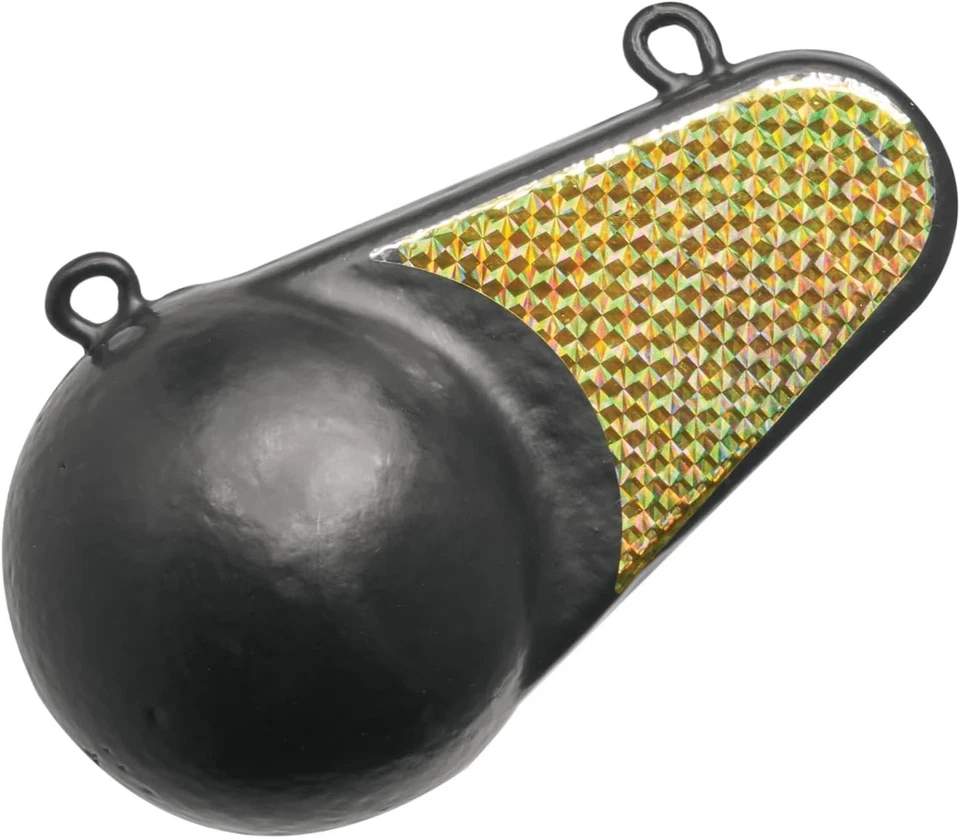 Peso Downrigger de grado profesional de 10 libras - a prueba de arañazos con flash dorado Foto 2 de 3