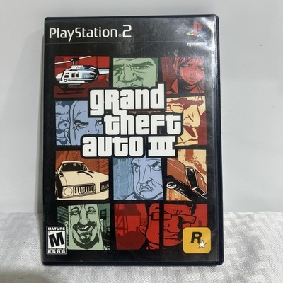 Grand Theft Auto III GTA 3 (PlayStation 2 PS2) Black Label CIB MAP TESTED