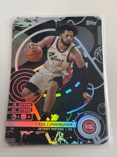 2025-26 Topps Match Attax #24 Cade Cunningham Black (Uncommon) Pistons