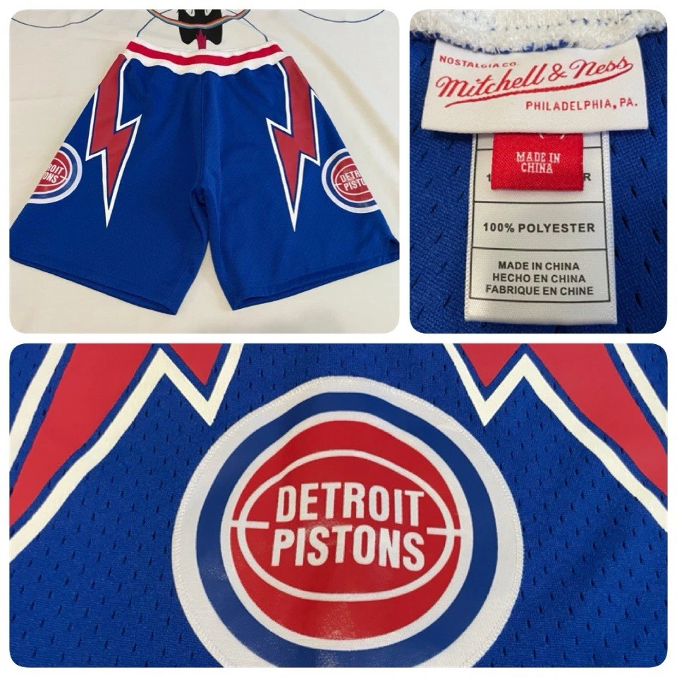 ま*と様 NBA ピストンズ　オーセンティックショーツ Mitchell & Ness Detroit Pistons NBA Shorts for sale | eBay