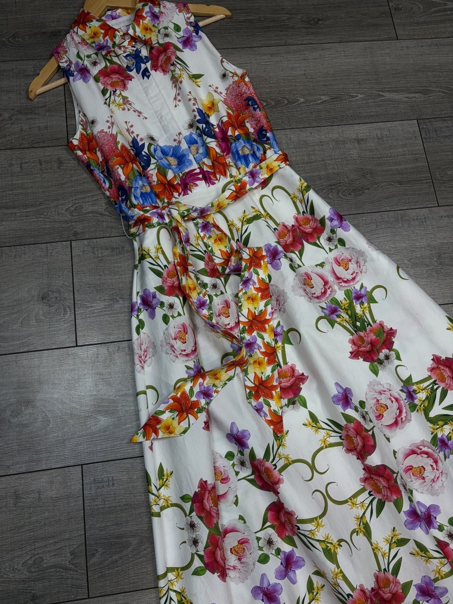 BORGO DE NOR Paloma Floral-Print Cotton Maxi Dress View 5
