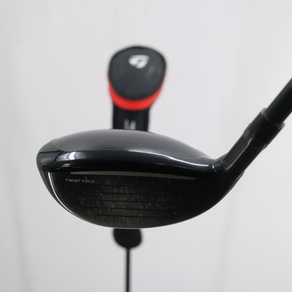 TaylorMade Stealth Plus Rescue Right 4 Hybrid-22 Degree Stiff Project X Hzrdus Smoke Red Rdx 75 Used 3 Star