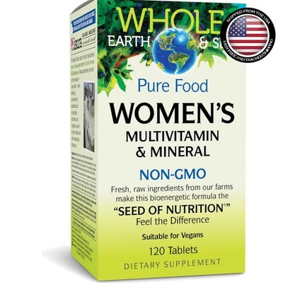 Whole Earth & Sea Women's Multivitamin & Mineral - Daily Whole Food Supplemen...