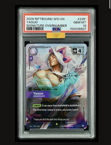 Yasuo, Windrider graded PSA 10 for sale on eBay