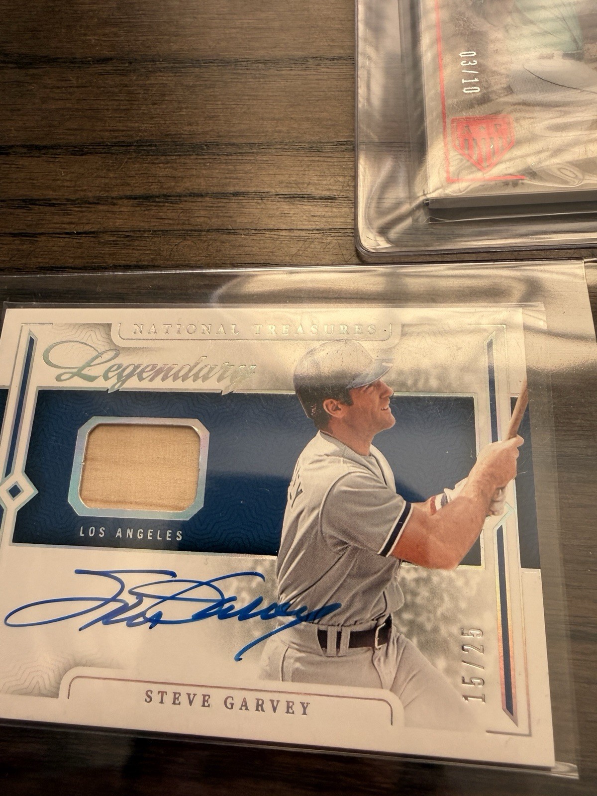2024 Panini National Treasures Baseball Auto Patch Relic Lot Numbered view 3