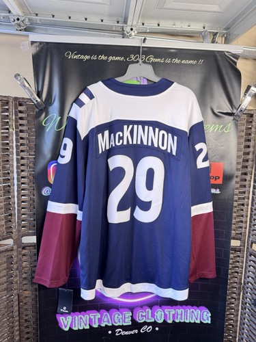 NEW Authentic Nathan MacKinnon #29 Colorado Avalanche Alternate NHL Jersey NWT