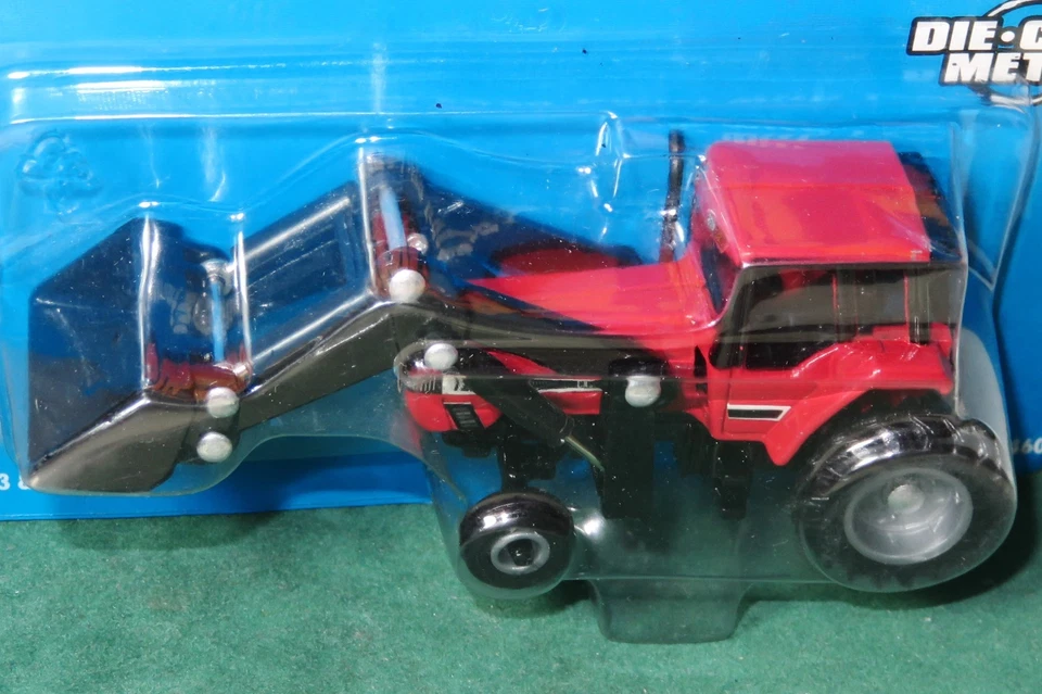 Case-International 7220 Cargador de Ruedas Modelo Die-cast, ERTL, Escala 1/64, Rojo/Negro Foto 3 de 4