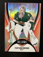 25-26 UD Allure Hockey Red Rainbow Parallel 55 Filip Gustavsson