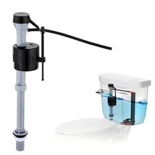 Universal Toilet Fill Valve Replacement Kit - Adjustable Water-Saving, Quiet