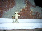Vintage 1955 Marx Western Rin Tin Tin Playset Rusty Figure Complete with Gun