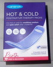 Lansinoh Hot Cold Pads Postpartum Essentials Therapy 2 Packs Sleeves NEW