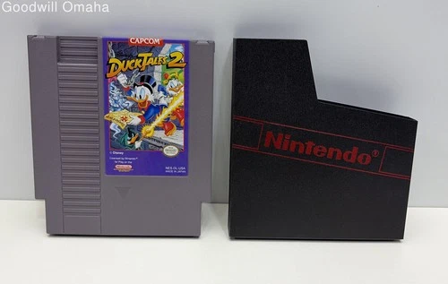 Nintendo NES - Duck Tales 2 + Sleeve - Authentic - Clean! - Boot Tested
