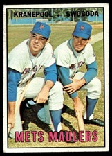 1967 Topps Mets Maulers (Ed Kranepool / Ron Swoboda) #186 New York Mets