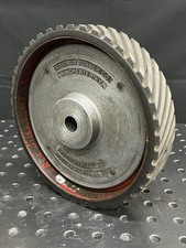 14in x 3in Chicago Rubber Co Serrated Belt Grinder Contact Wheel 14x3x1.25