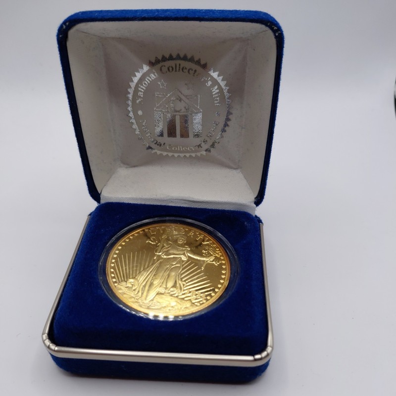 1933 National Collectors Mint Double Eagle Proof 24 kt Gold Clad Coin