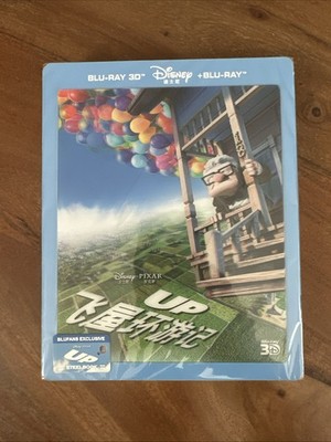 UP BLUFANS LENTICULAR 3D 3-DISC BLU-RAY STEELBOOK NEU & OVP SEALED OBEN PIXAR