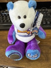 Coin Bear 6 Massachusetts Collectible Stuffed Plush 9" Bear Limited Treasures