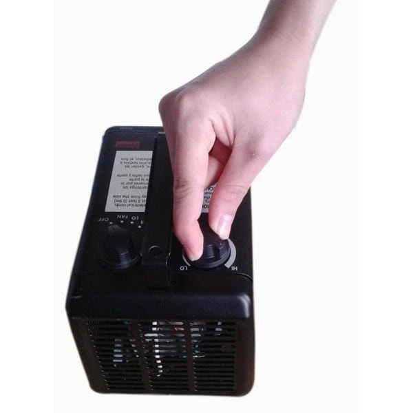 Dayton 3Vu37 Calentador Eléctrico Portátil, 1500W/1000W, 120V Ac, 1 Fase, 5118/ Foto 3 de 4