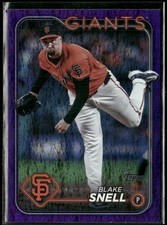 2024 Topps Update #US57 Blake Snell Purple Holo Foil /799 Giants