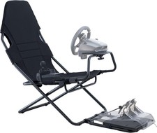 Foldable Racing Simulator Chair W/ Wheel Stan...