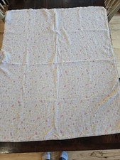 Cloud Island MUSLIN SWADDLE BLANKET Floral 48"x44" 100 Cotton
