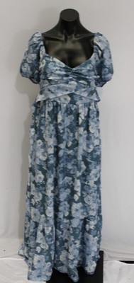 chinese dress ladies Charlotte Dark Red & Cream Floral Maxi Dress