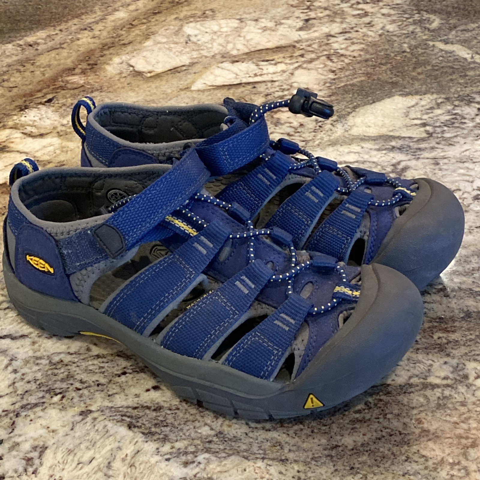 Sandali Keen Newport H2 impermeabili scarpe sportive blu + grigio EU 35 US grandi bambini 3