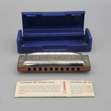 Hohner Blues Harp MS Diatonic Harmonica Key of G Made in Germany with Case