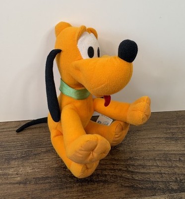 Vintage Playskool Disney Babies Baby Pluto Dog 7'' Plush Stuffed Green Collar