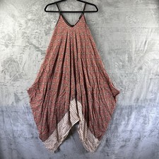 Forever 21 Dress Women’s S Brown Orange Geometric Primt Bohemian