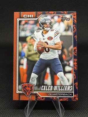 2026 Topps Flagship Caleb Williams #35 Team Logo Border SSP Chicago Bears