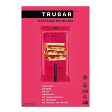 TRUBAR 12g Plant Based Protein Bars - Get in My Belly PB & Jelly - 12ct