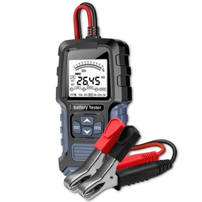 Qoltec Digitaler Batterietester mit LCD-Display | 12V | 24V | 3Ah-250Ah