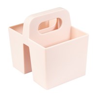 Schreibtisch-Organizer / Schreibtischbutler / Mit Tragegriff / Farbe: Rose