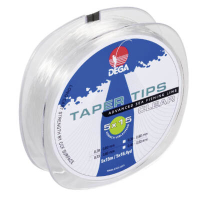 Jenzi Dega Chalk Line Taper Tips Clear 5X15M