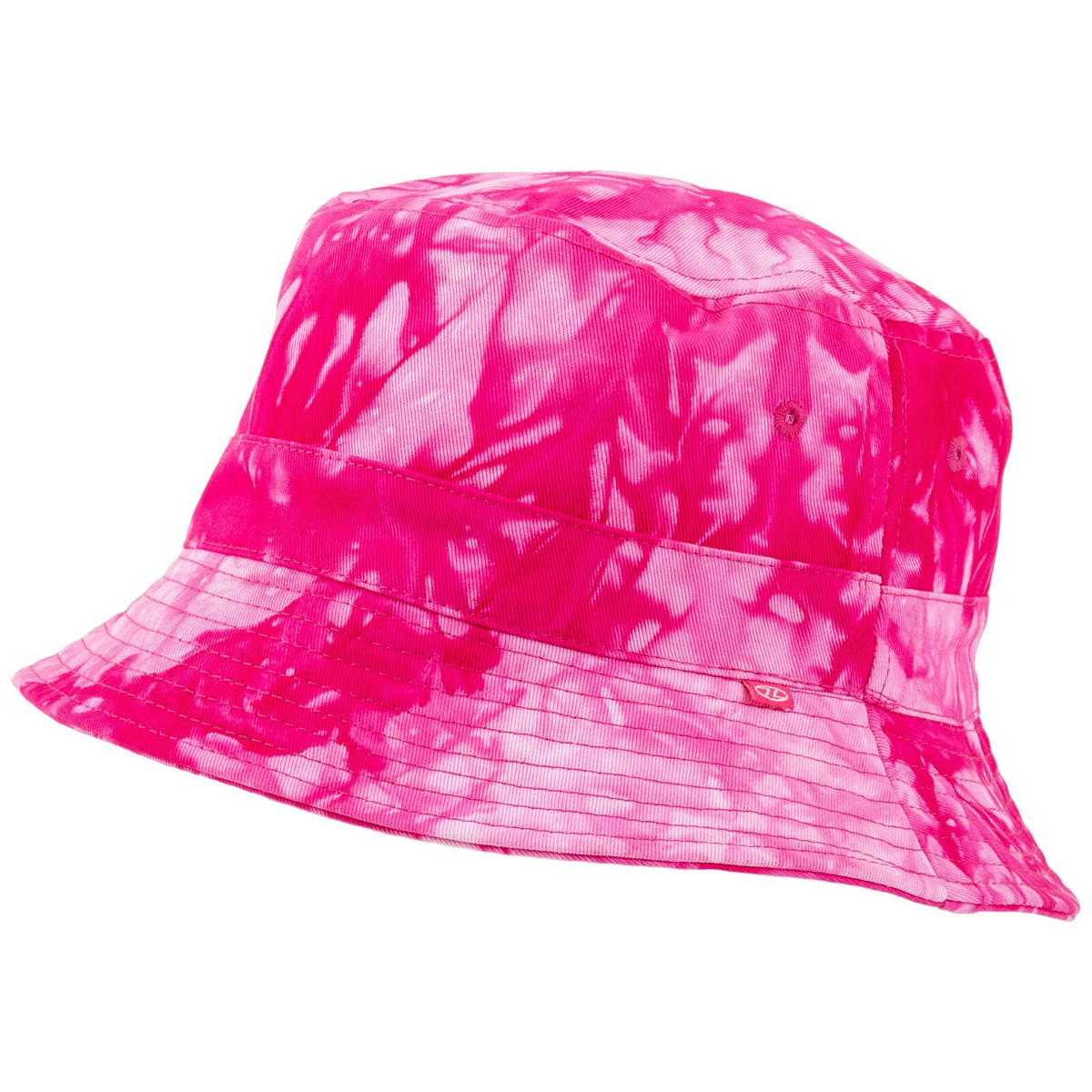 MENS PINK TIE DYE 100% COTTON BUSH HAT summer bucket beach cap