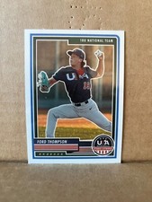 Ford Thompson 2023 Panini Stars & Stripes USA Baseball Optichrome Base Card